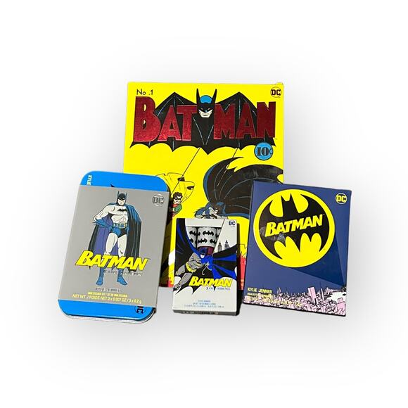 Batman x Kylie Cosmetics Makeup Set Lipstick Eyeliner Highlighter Eyeshadow NIB - Picture 2 of 16